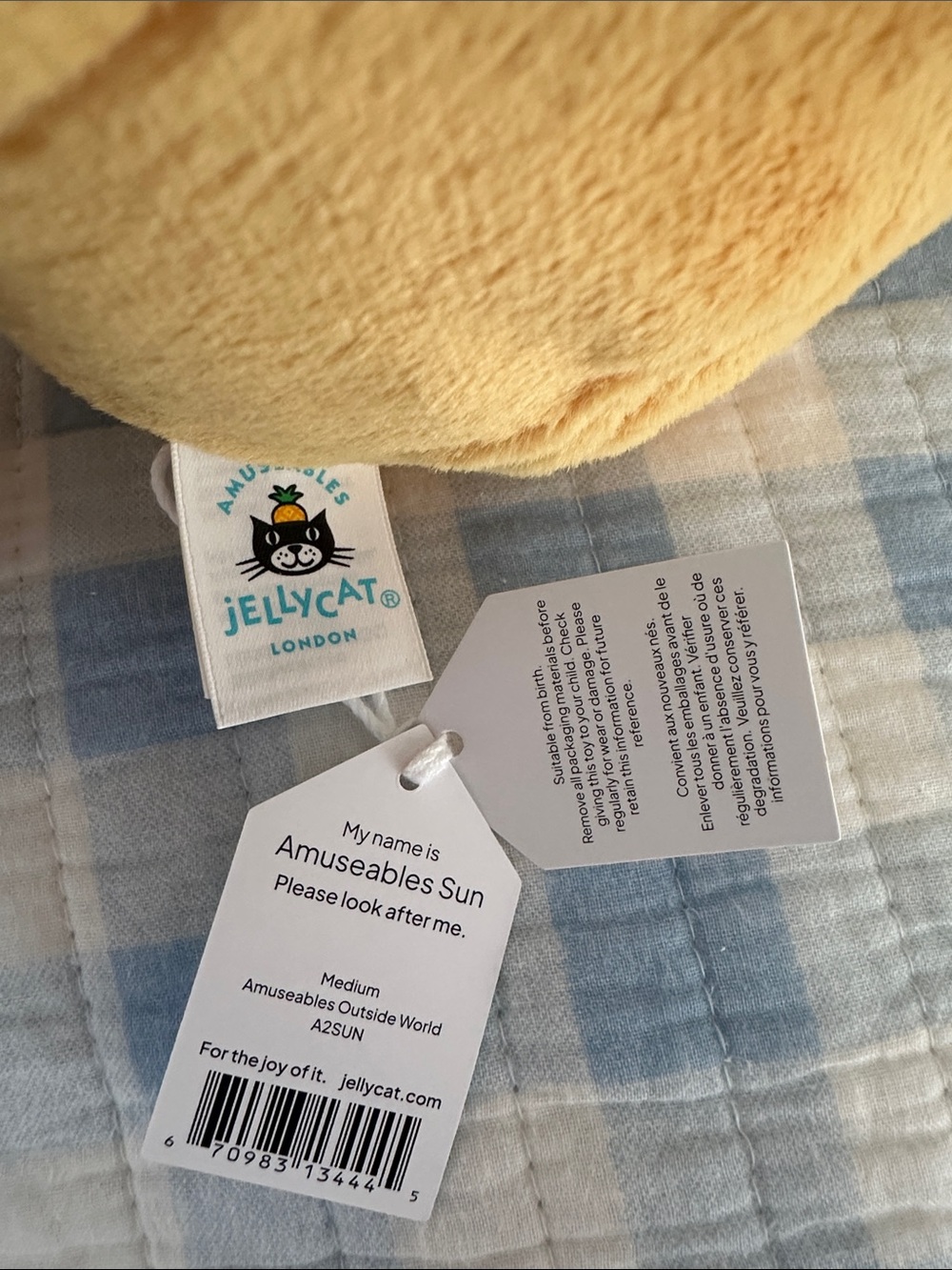 Jellycat Amuseables Sun BNWT - Picture 4 of 6